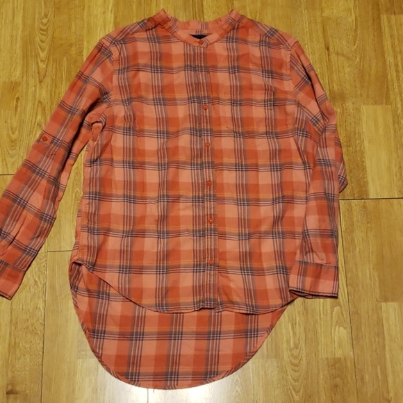 Jachs Girlfriend 100% cotton plaid button down - Picture 1 of 3